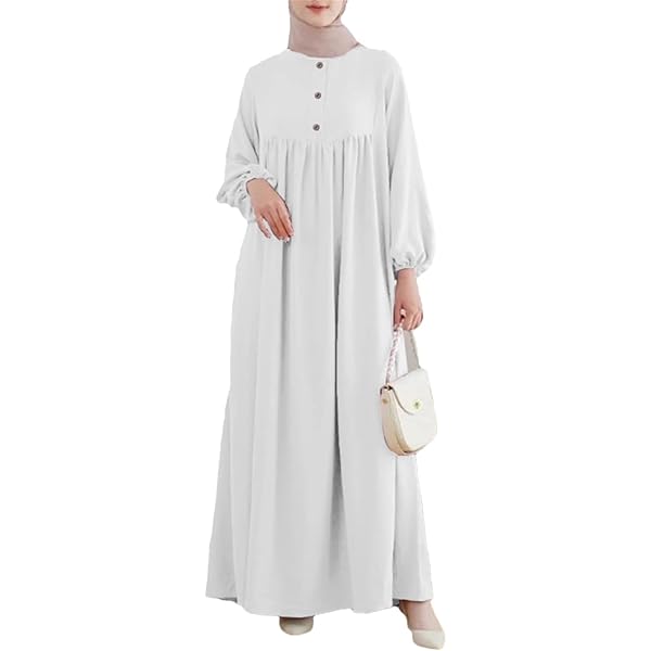 knee length dresses for ladies PRAYER GOWN – anahco main image 1