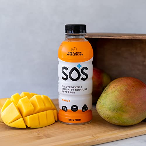 SOS Hydration Electrolyte Drinks Dehydration Mineral Water Flavoring