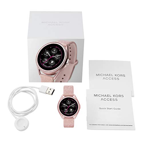 Michael Kors Women's MKGO Gen 5E 43mm Touchscreen Smartwatch with Fitness Tracker, Heart Rate