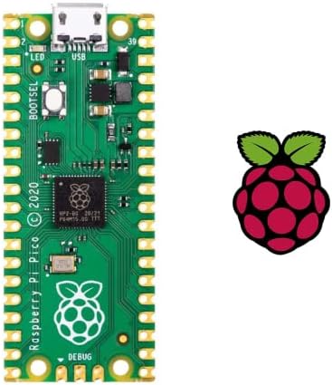 Vis Viva Raspberry Pi Pico + Raspberry Pi Logo Sticker (4Pack, Regular ...