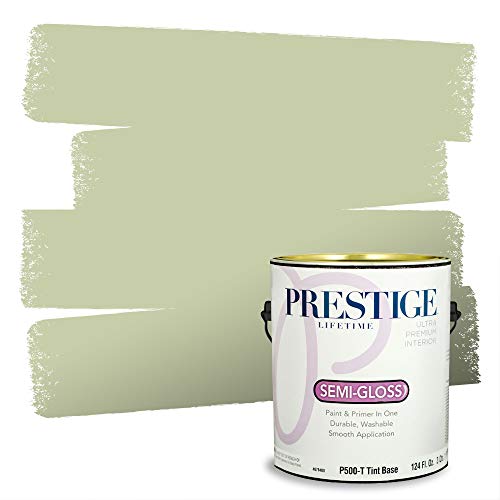 PRESTIGE Paints Interior Paint and Primer In One, 1-Gallon, Semi-Gloss, Compara…