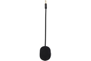 aqxreight Universal 3.5mm Replacement Microphone for Headsets Detachable Gaming Mic Compatible with Controllers & Mobile Devi