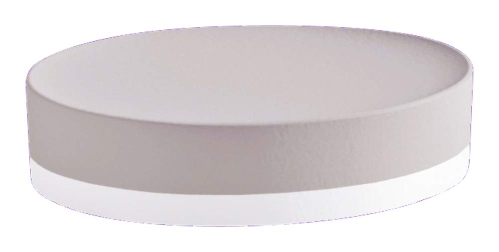 Gedy New Mizar Soap Dish, Ceramic, Beige, 9 x 12.3 x 3