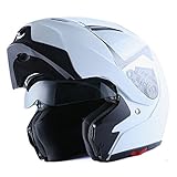 1Storm Motorcycle Street Bike Modular/Flip up Dual