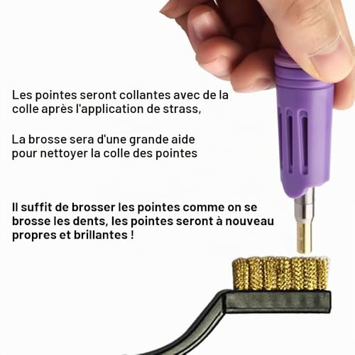 Afantti Hot Fix Rhinestone Applicator Tool Wand Stones Pen Gun | 7 Tips | 3000pcs Hotfix Rhinestones | for Clothing, Shoes, Hats, Fabric, Arts, Crafts