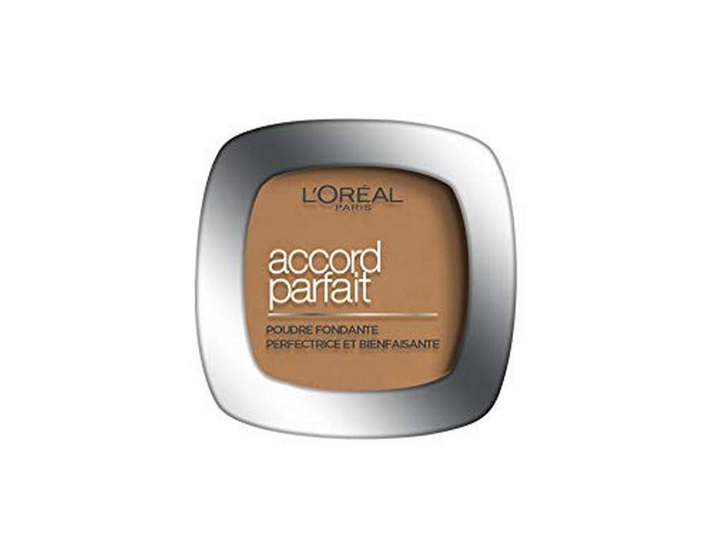 L'Oreal Paris True Match Pressed Powder Buildable and Lightweight Matte Finish Foundation - D7/W7 Canelle