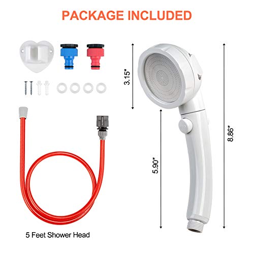 Camplux Hand Held Showerhead with ON/Off Switch, Portable Spray Shower