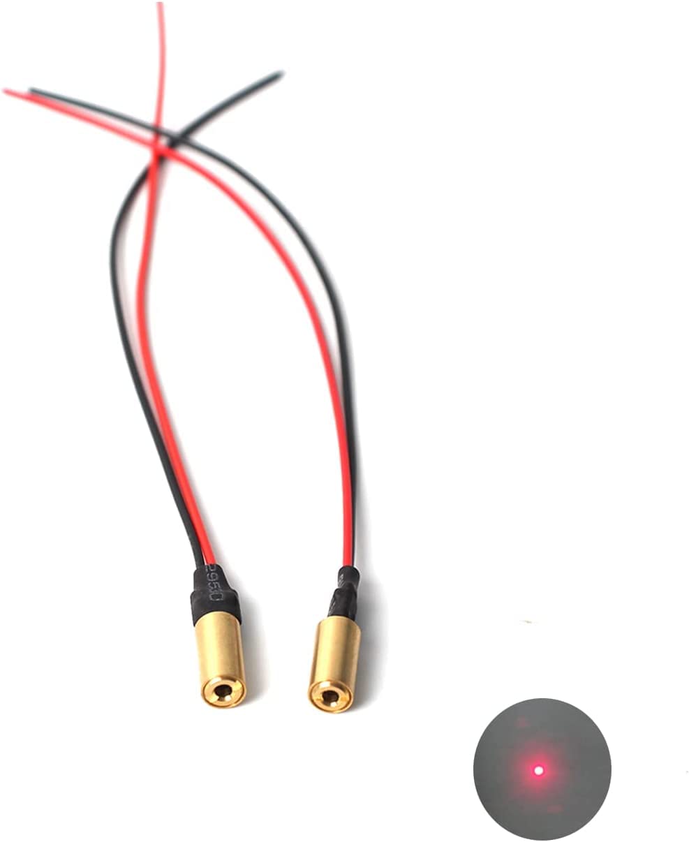 Laser Module Industrial Laser Group Module Adjustable Focal Length 6 mm (point-2pack)