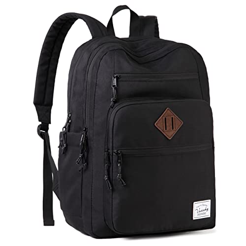VASCHY School Backpack for Women, Unisex Bookbag Schoolbag Casual Daypack for High School/College/Teens/Travel/Work