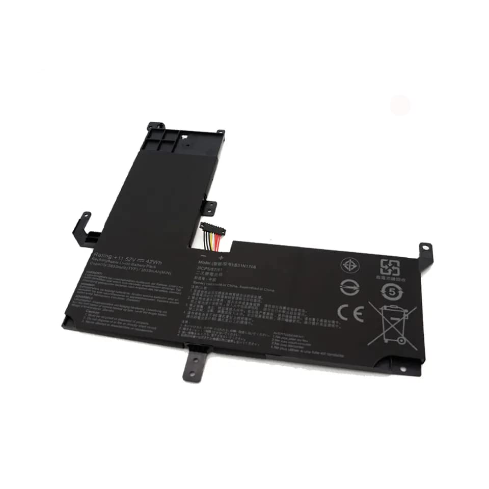 7XINbox 3653mAh 42Wh 11.52V B31N1708 Laptop Battery compatible with Asus VivoBook Flip 15 TP510UA TP510UF TP510UQ TP510UA-E8066T 3ICP5/57/81