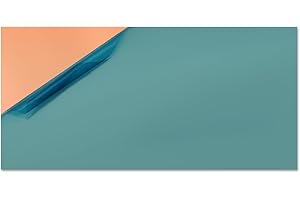 Uxney Copper Sheet Metal,2" x 4"-16 Gauge(1.5mm) Thickness,99.9% Pure Copper Plates for DIY, Jewelry, Electrical, Repair, Industrial(1 Pac）