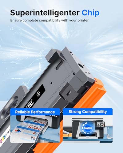 GPC Image MLT-D116L Compatible for Samsung MLT D116L D116S Toner Cartridges for Samsung Xpress M2675F M2885FW M2835DW M2825DW M2825ND M2675FN M2625D M2875FD M2875FW M2835 M2835 M2885 M2675 (Black, 2-Pack)