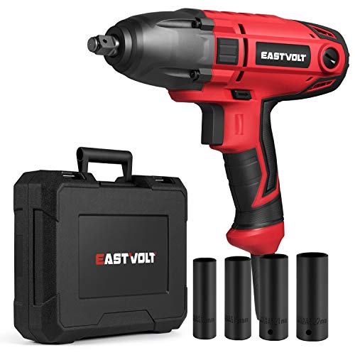 Eastvolt 800W Electric Impact Wrench, Heavy Duty 7.5 Amp Corded Max