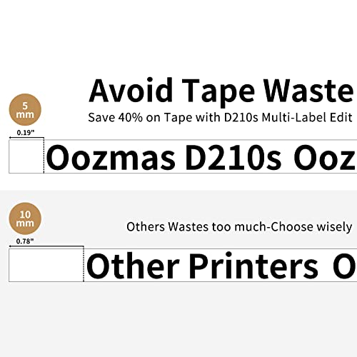 Label Maker Machine with Tape, Portable Labeler Maker, EasytoUse