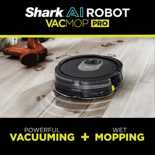 Shark AI Robot Vacuum & Mop with Self-Cleaning Brushroll for Floors, Carpet Black/Silver (RV2001WD) With LiDAR Navigation - View 14