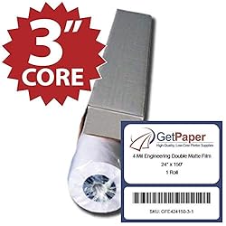 4 Mil Engineering Double Matte Film - 24" x
