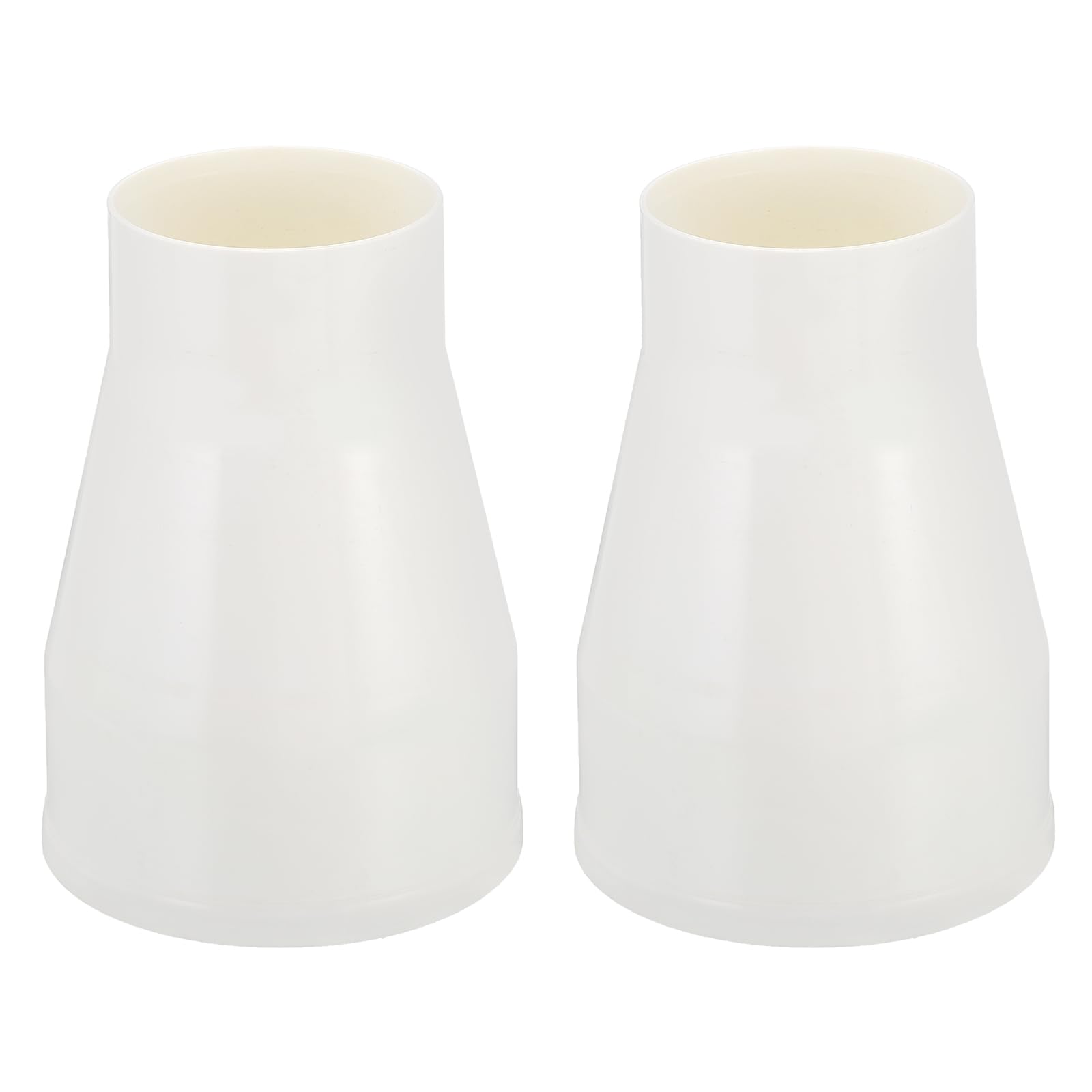 PATIKIL 4.5" to 3" Duct Reducer, 2 Pack Duct Connector Ducting Inline Adapter Increaser ABS Plastic Vent for HVAC Heating Cooling Air Ventilation (110-75mm)