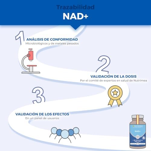 NAD+ | 700 mg | Fórmula Completa | 60 cápsulas vegan