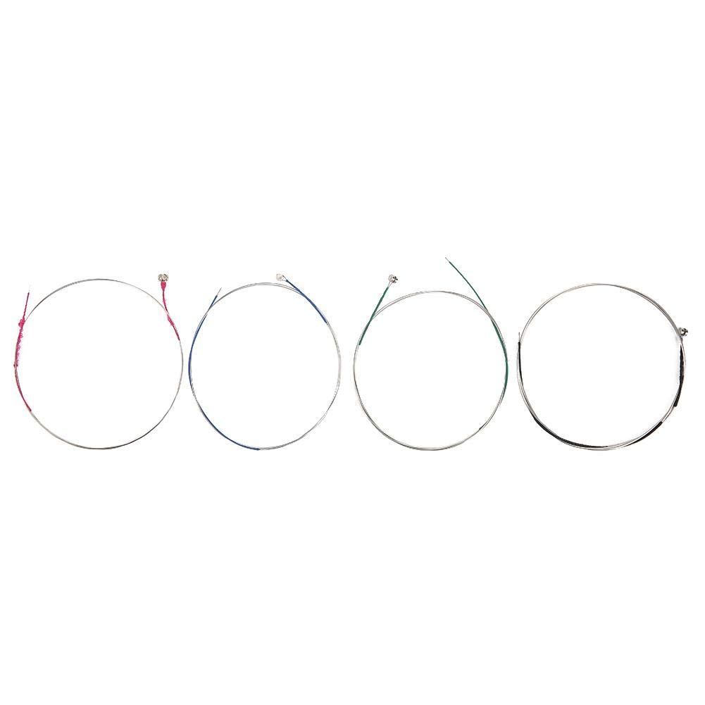 Pack of 4 Violin Strings Professional Stainless Steel Violin Strings for 4/4 Violin Accessories Mixer