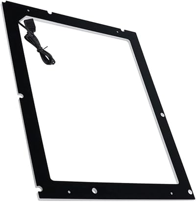 Lodokdre ATX PC Motherboard ARGB Backplate 5V 3Pin Decor Light Pad