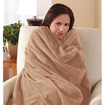 Sunbeam Electric Heated Throw Blanket Microplush Washable with 3-Heat  Setting Auto-Off Controller, (Beige) : Amazon.ca: Home