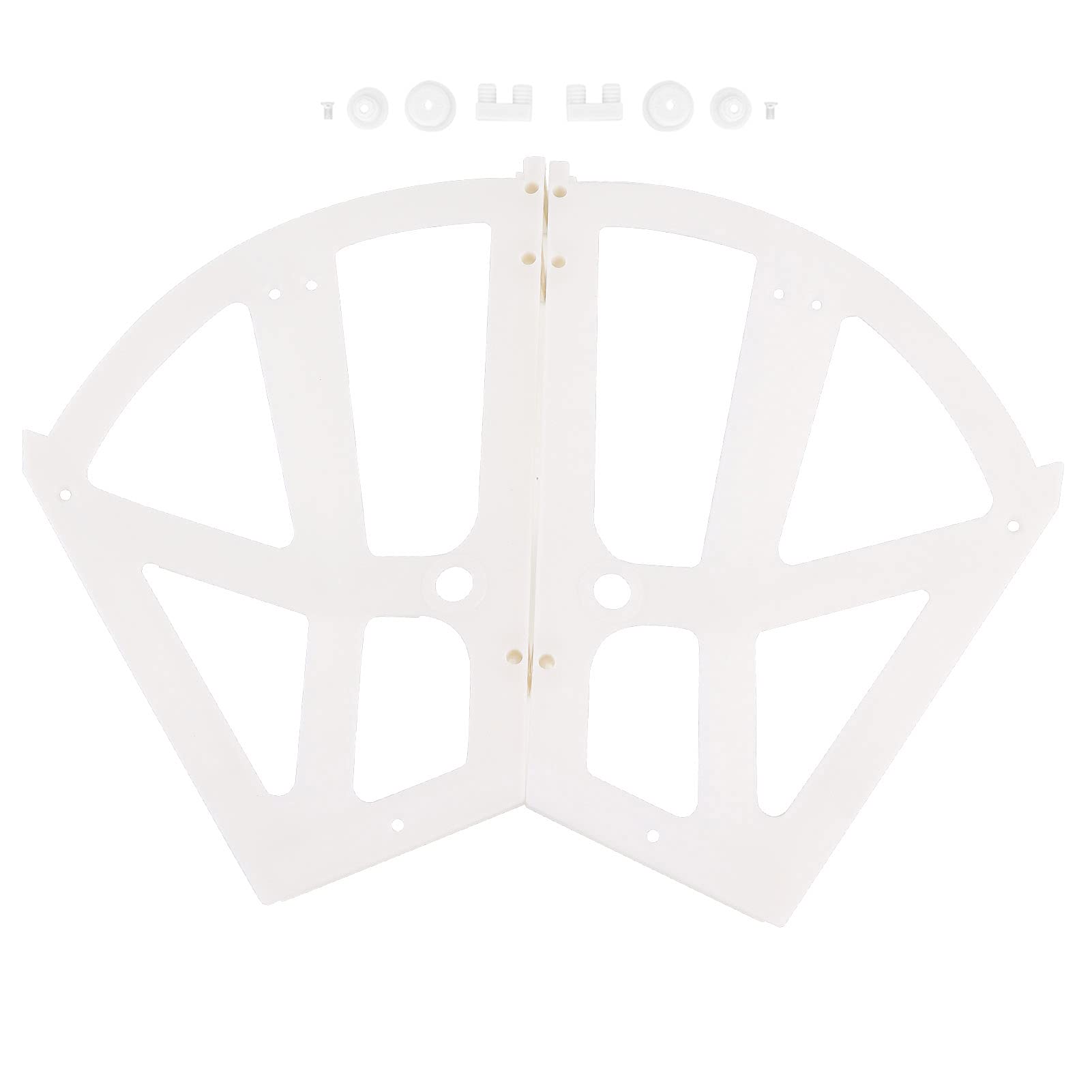 Photo 1 of 2 Layers Shoes Drawer Cabinet Hinges Black Cabinet Flip Frame Shoe Rack Replacement for Porch Kitchen Living Room(White)