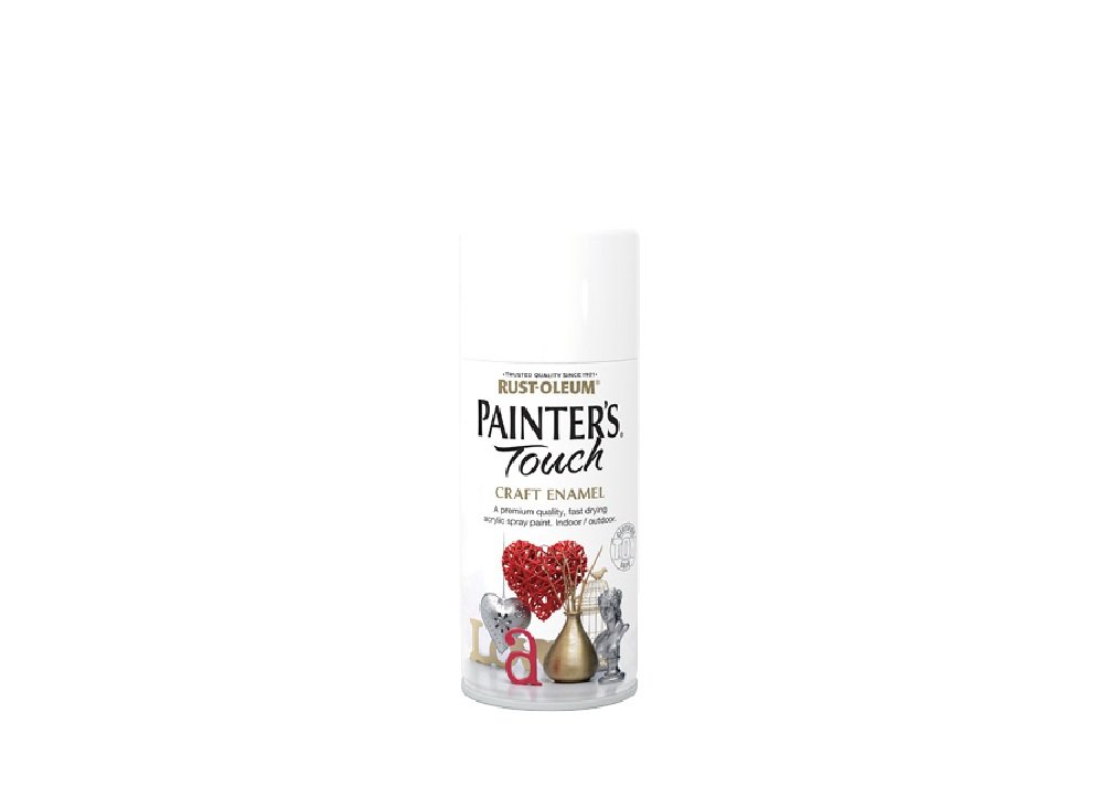 Rust-Oleum 150ml Painter's Touch Craft Enamel Spray Paint - White