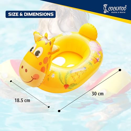 Cockatoo SF01-DEER Swimming Floats for Kids, Environmental Protection PVC Material, PVC Carry Bag 2