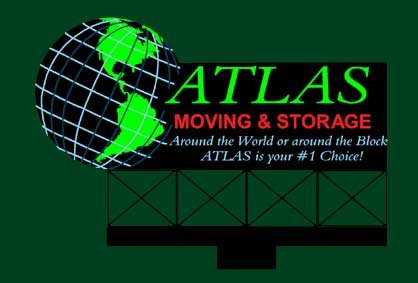 2081 Model Atlas Moving & Storage Animated & Lighted Billboard by Miller Signs