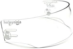 Hockeyninja Ronin Professional Hockey Visor with Anti Scratch Coating - Impact Resistant - Universal Helmet Fit - CE Certified