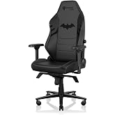 Secretlab Titan Evo Dark Knight Gaming Chair - Regular, Leatherette, Black | Ergonomic, Lumbar Support, High Back, Reclining, Magnetic Head Pillow, Standard (285 lbs), 4D Armrests, Height Adjustable