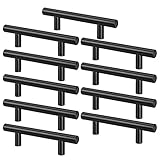 Glattever 10 Pack Cabinet Handles Matte Black