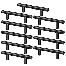 Glattever 10 Pack Cabinet Handles Matte Black