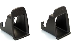 LPFIDI 1 Pair Car Seat Isofix Guide Groove Car Child Seat ISOFIX Locater Guide Universal Fit Black