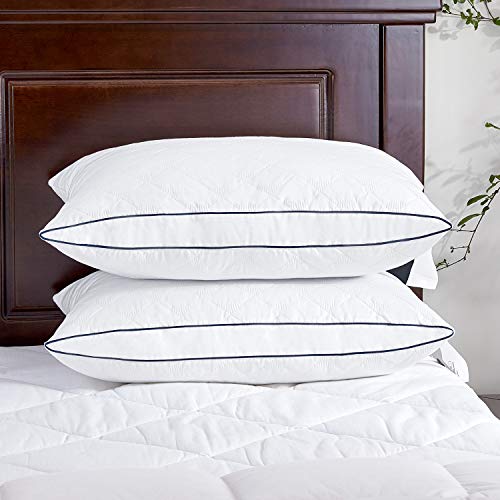 puredown Goose Feather Gusseted Bed Sleeping with Premium 100 Cotton