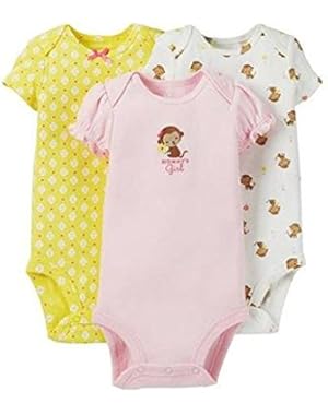 Child of Mine Baby Girl 3 Piece Bodysuit Mommy's Girl