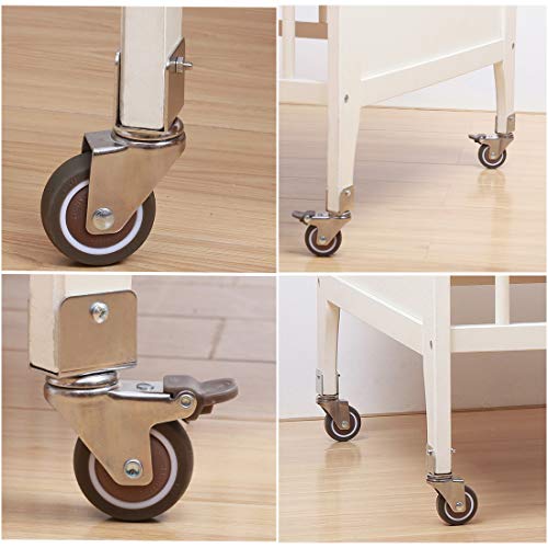 1.5" Crib Swivel Caster Wheels with UBracket,Furniture Caster Wheels,Moving Swivel Wheel,Heavy