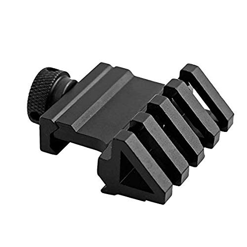 Gexgune 45 Degree Rail Mount, Aluminum Alloy Sight Scope Offset W.eaver Rail Riser Mount with Wrench