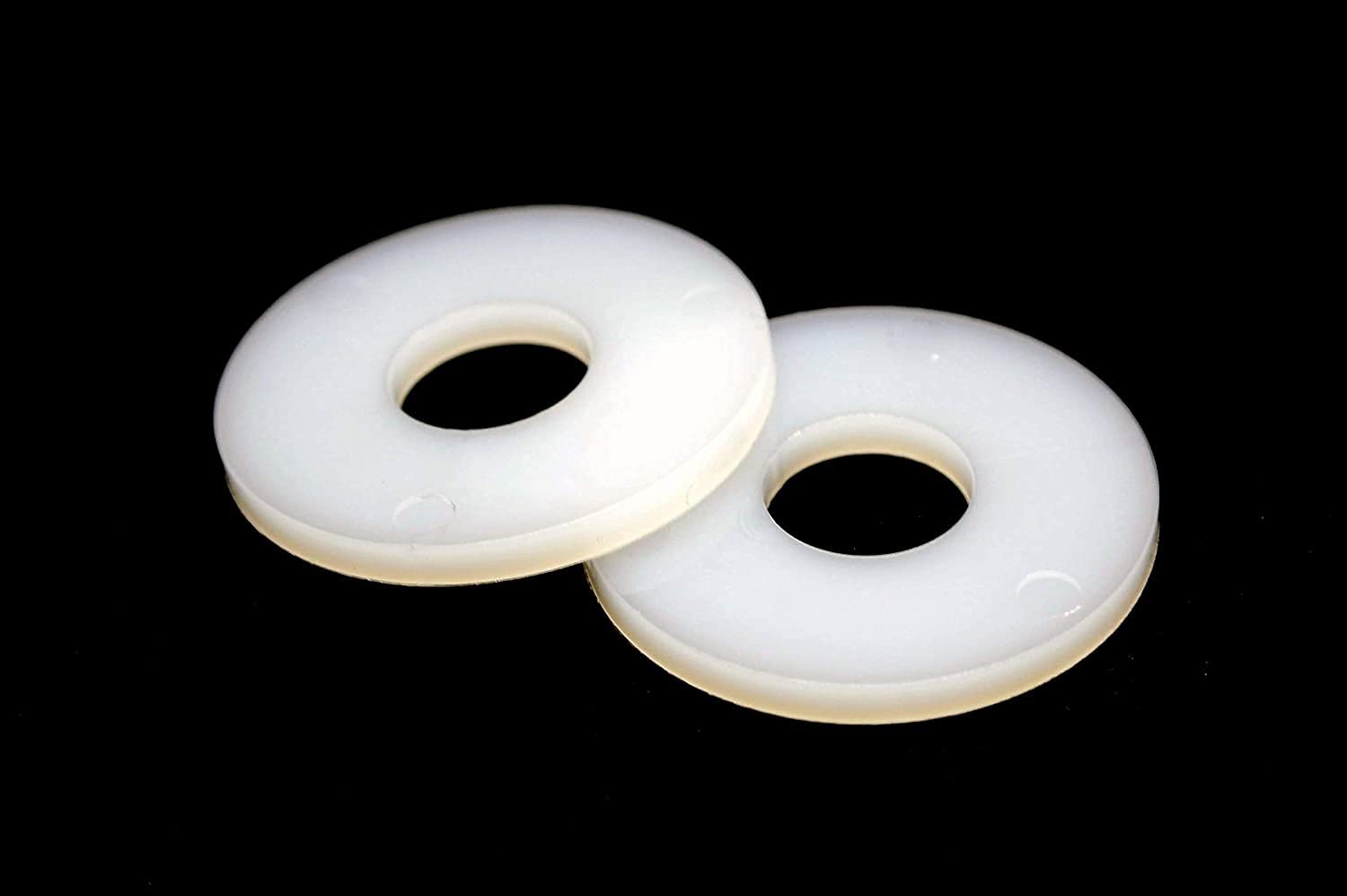 TERF® M20 White Nylon Penny Washer Size M20 / 20mm ID (Hole) X 60mm OD X 4mm Thickness White Nylon Penny Washers - Pack of 4