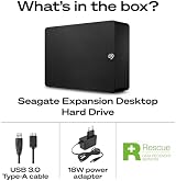 Seagate Expansion 10TB External Hard Drive USB 3.0 Desktop HDD 3.5 inch PC view 3