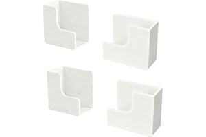 Shengsenfu 4Pcs Weight Scale Holder Wall-Mounted, Adjustable Self Adhesive Weight Scale Holder Space Saving Wall Organizer fo