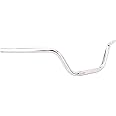 YSMOTO 7/8" Motorcycle Sportste.r Handlebars Universal High Rise Drag Handle Bars for Sportster XL 883/1200, Cruiser, Bobber, Softail, Dyna, Tour Road Glide CG125, CHROME