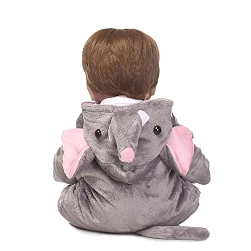 Bebê Reborn Boneca de Silicone Menina Olhos Azuis 48cm Pode Dar Banho