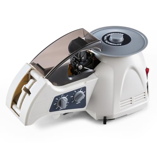 VEVOR Dispenser Automatico Rotante per Nastro, Taglio Regolabile 10-60 mm