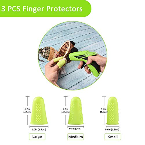 HAWKFORCE Glue Gun Kit 4V 1 Min Quick Pre-Heating Cordless Crafts Glue Gun with 60 PCS Colorful Glue Sticks and Stander, Mini Melt Glue Gun for Home Quick Repair, DIY, Crafts