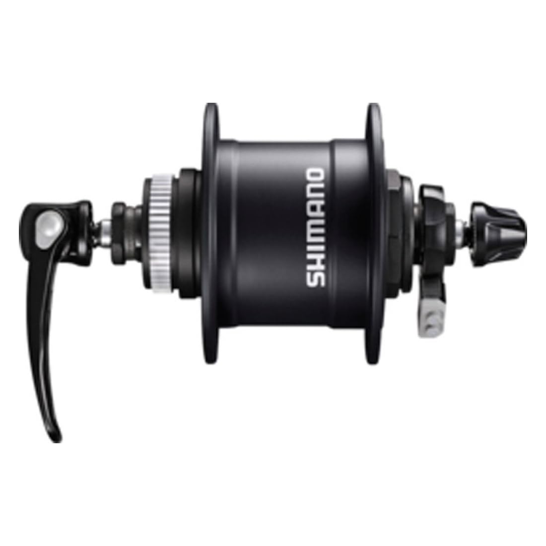 Shimano Dht4050 Hub Dynamo Black One Size
