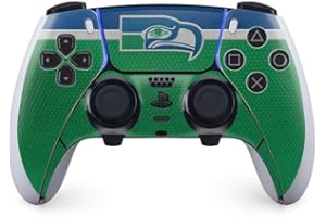 Skinit Decal Gaming Skin Compatible with PS5 DualSense Edge Pro Controller - Officially Licensed NFL Seattle Seahawks Vintage Design