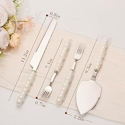TUKDAK Personalized Cake Cutting Set with