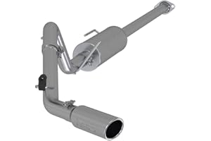 MBRP Aluminized Steel Cat Back Exhaust System Single Side Exit, Fits Toyota Tacoma 2005-2015, 2.5 Inch Tubing, Stainless Stee