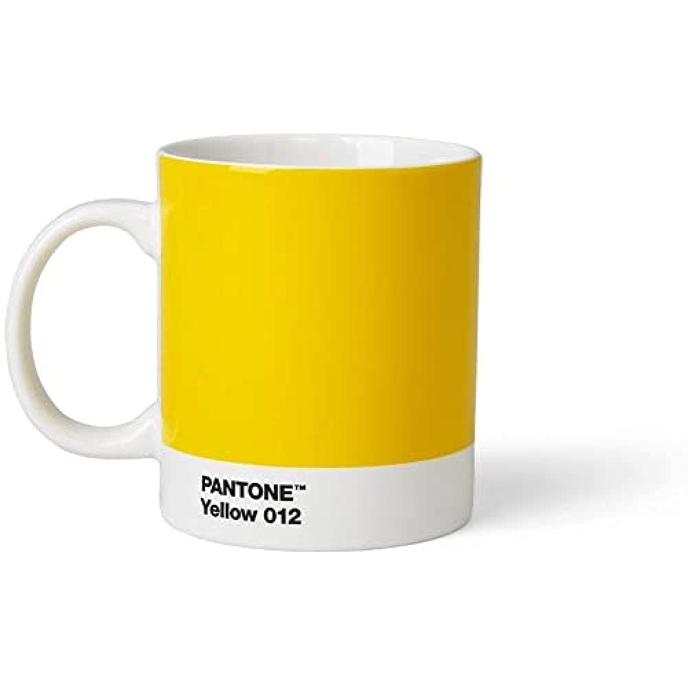 Copenhagen Design Pantone Porcelain Mugs 375 ml, Porcelain, Yellow 012, 8.4 x 8.4 x 12.1 cm , 101030012 — image 1